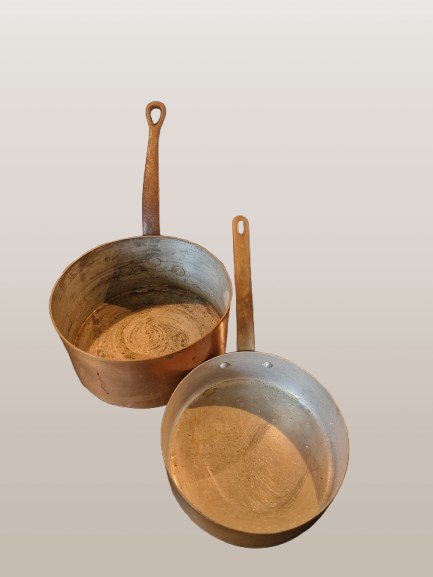 Sauteuse Mauviel et casserole haute – keukenaccessoires, Metal, Copper