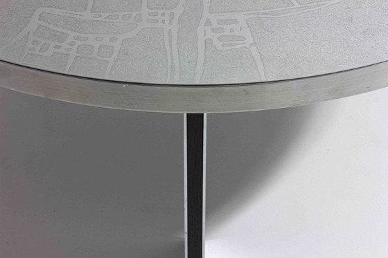 Image 1 of Brutalist etched coffee table