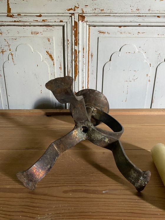 candelabro antiguo – Portavelas, Hierro (photo 13 of 14)