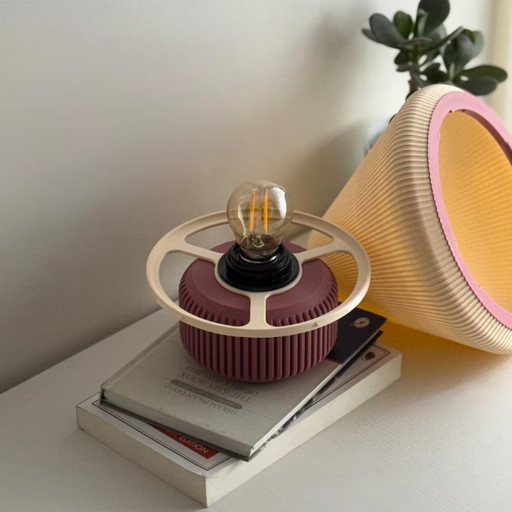 Lampe de table minimaliste à lueur chaude - Lampe de chevet et de bureau moderne