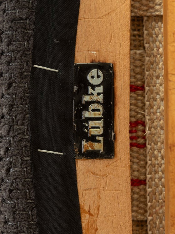 Image 1 of Eetkamerstoelen uit de jaren 60, Lübke