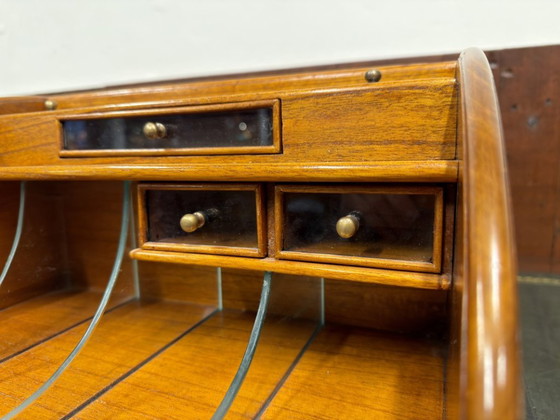 Organizzatore da scrivania inglese originale Globe Wernicke – Accessori da tavola, Vetro, Legno (photo 11 of 14)