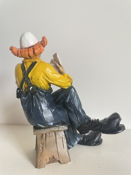 Pagliacci unici, realizzati e dipinti a mano. – vivian c, Oggetti decorativi, Stone (photo 13 of 15)