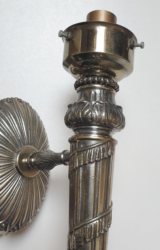 Image 1 of 2 lampade da parete / torce in stile Art Déco Impero