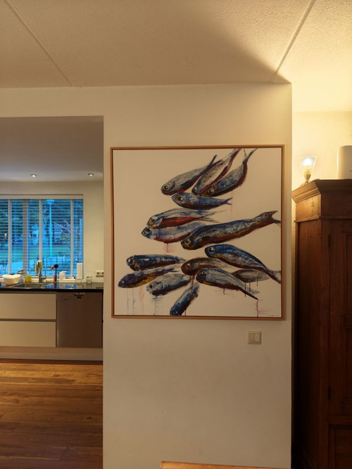 Oil painting "Fish"