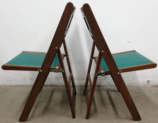 2x SHANGHAI vintage klapstoelen