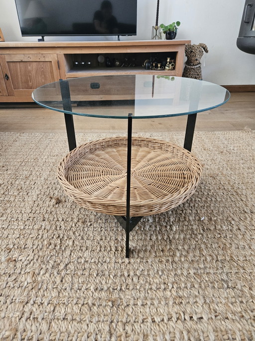 Table basse vintage de design néerlandais – Rohé Noordwolde (années 1960)