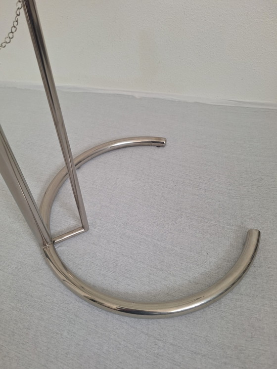 Design Side Table Eileen Gray E 1027 Classicom – ClassiCon, rvs, Glass (photo 8 of 8)