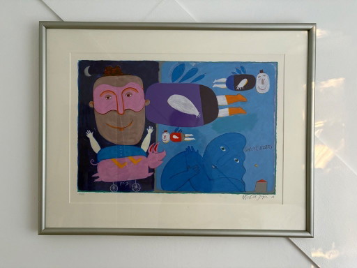 Wouter Stips ‘Sweet Dreams’ – schilderijen tekeningen, Paper