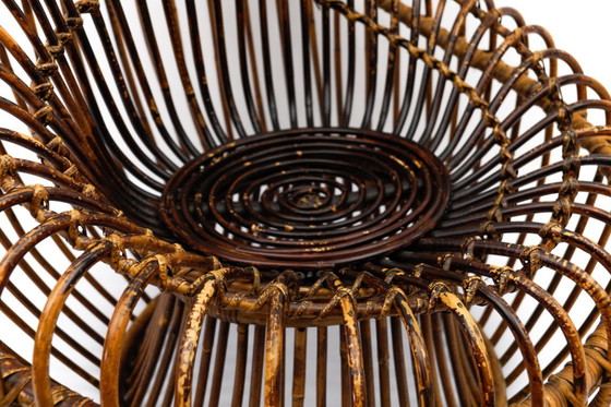 Image 1 of Fauteuil van rotan en bamboe van Janine Abraham & Dirk Jan Rol, jaren 50