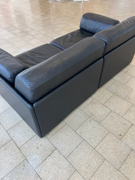De Sede DS 76 Divano nero Design Couch – Divani 2 posti, Pelle, Legno (photo 8 of 13)