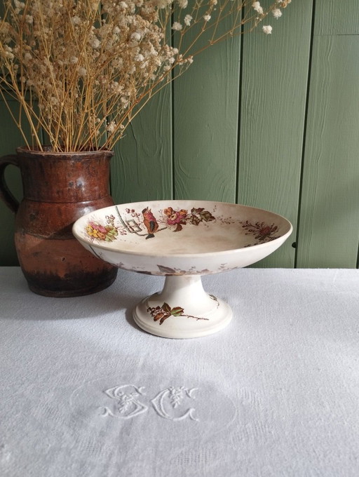 Frutero de piedra de hierro E. Bourgeois Grand Dépôt Birds