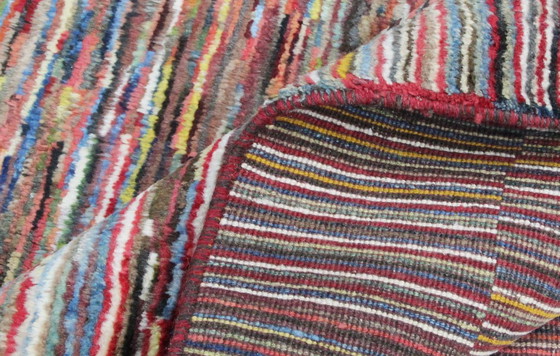 Image 1 of Original Persian carpet Gabbeh Ghashghai oriental carpet 214 cm x 154 cm old natural