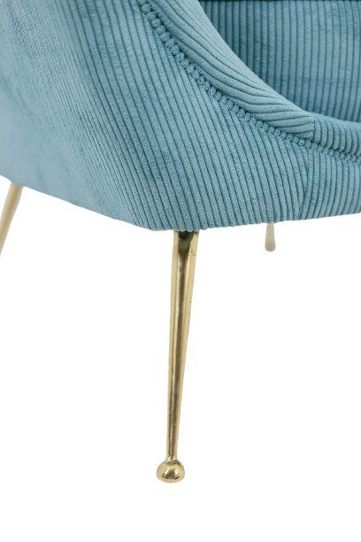 Image 1 of Pair of Corduroy Armchairs - Travail Contemporain