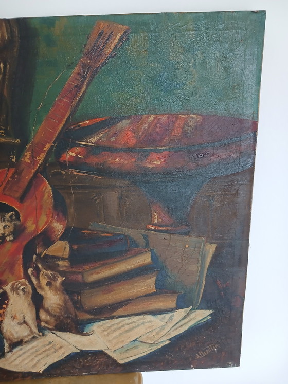 Image 1 of Œuvre d'après Henriëtte Ronner-Knip