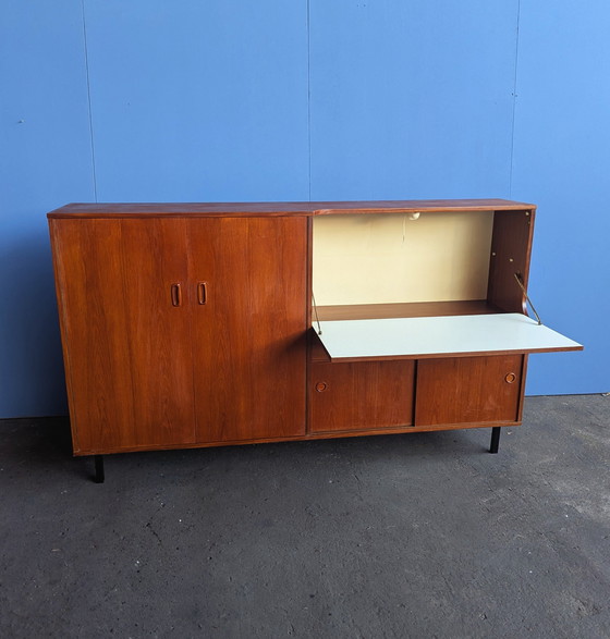 Image 1 of Vintage teak highboard, 1960s
