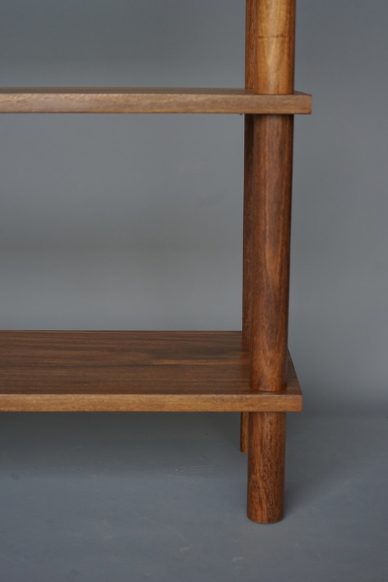 Image 1 of Bookshelf Shelving Unit In Brazilian Hardwood, 1970S