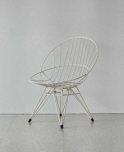 Sedia Pastoe Wire, Cees Braakman. Modello Combex. Anni '50