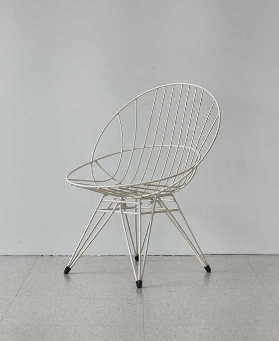 Image 1 of Sedia Pastoe Wire, Cees Braakman. Modello Combex. Anni '50