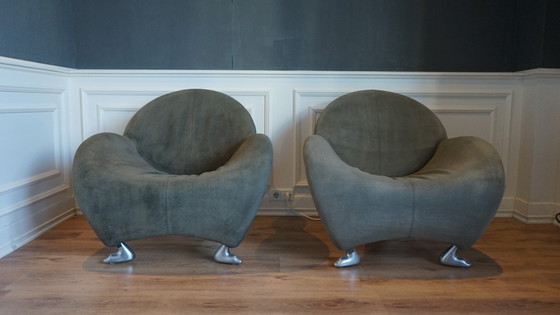 Image 1 of 2x Leolux Papageno stoel