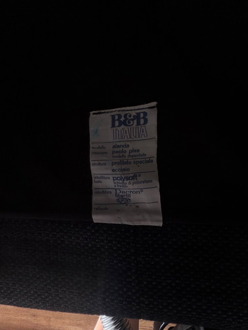 Vintage Alanda Sofa By Paolo Piva For B&B Italia, 1980S