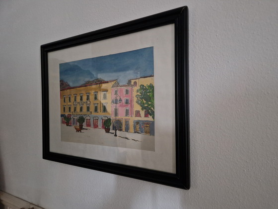 Image 1 of Albergo Stella, peinture à l'aquarelle