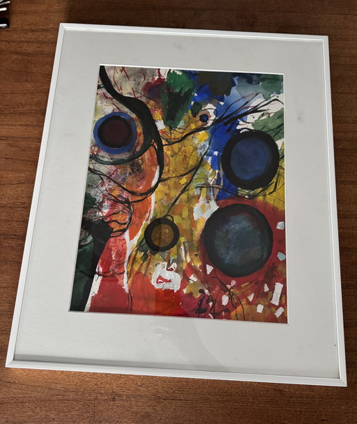 Henk Fonville 1919-2011 40x50cm. Hang horizontally/vertically