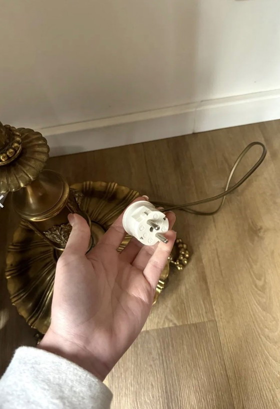 Image 1 of Vintage vloerlamp met mooie details