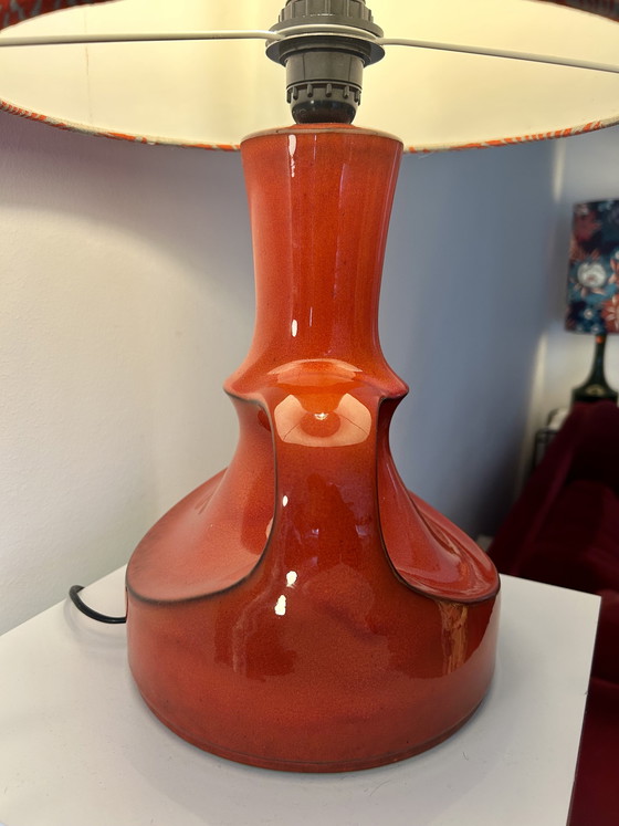 Image 1 of Rare designer lamp PAN ceramic - West German Pottery