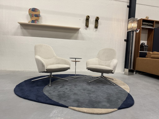 2 fauteuils pivotants Leolux Lanah