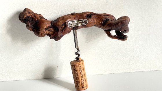 Image 1 of Tire-BOUCHON en Bois VINTAGE