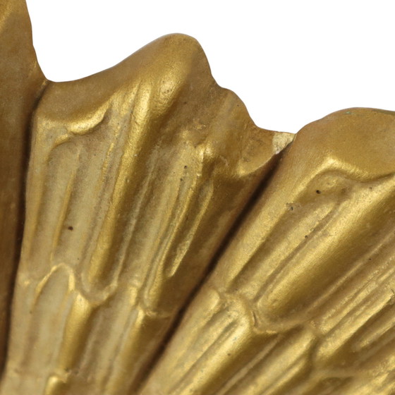 Image 1 of Golden Sunburst Plaster Sunburst Mirror