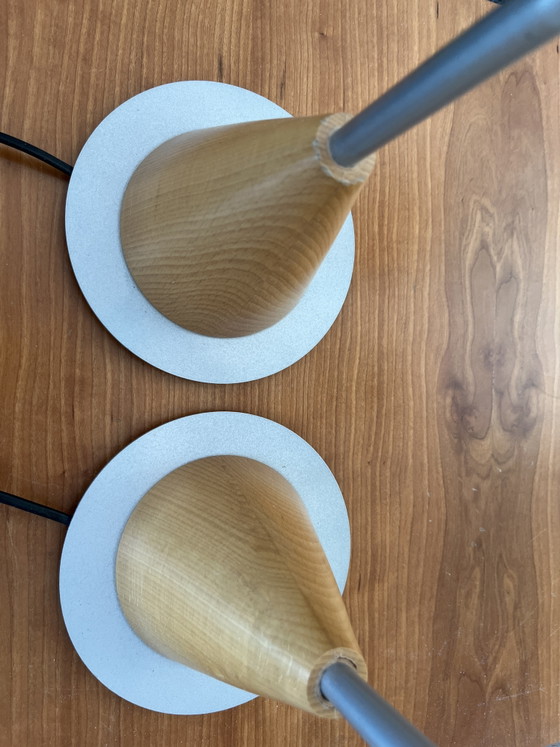 2 Lampes Massives – Lampes de lecture, Wood, Metal (photo 2 of 5)