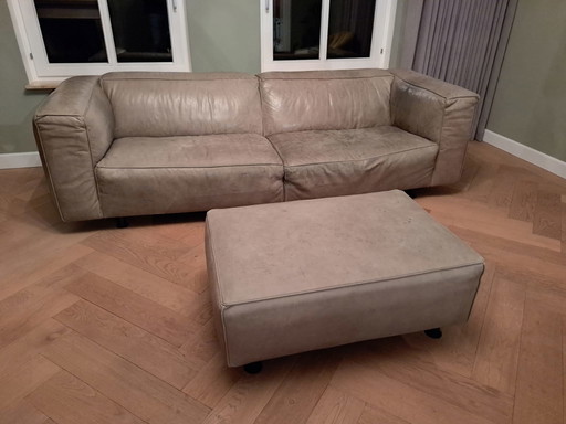 Divano 3 posti + pouf Cartel Living Replay