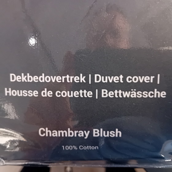 Image 1 of Copripiumino Chambray blush 240 x 220 cm