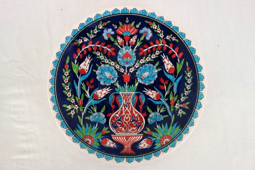 Lote de 6 platos turcos vintage de pared