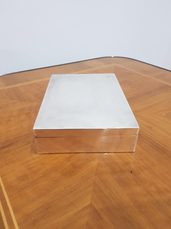 Silver Cigar Box in 925 Silver – Decorative Objects (photo 3 of 8)