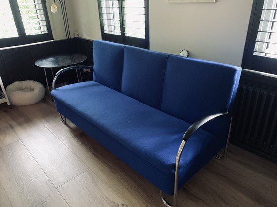 Image 1 of Three Seat Bench W.H. Gispen Model 444 ca. 1935