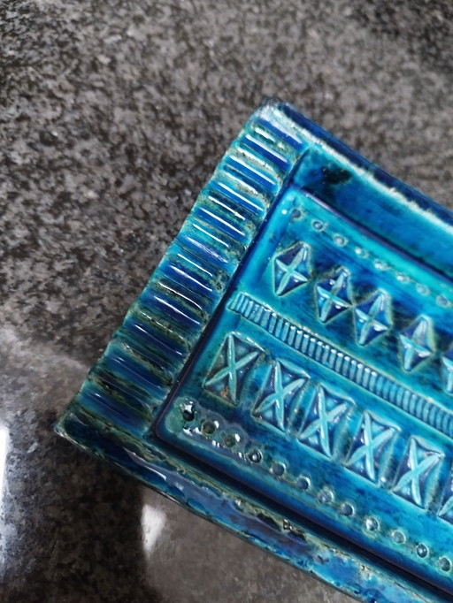 Bitossi ashtray Aldo Londi Rimini blue