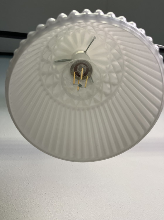 Image 1 of Set van 3 IKEA Vanadin opaalglas hanglampen
