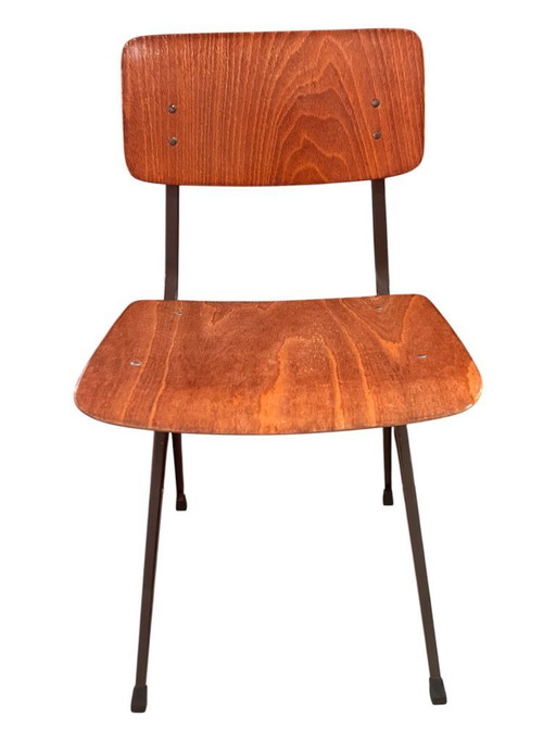 Chaise S201 "Spinstoel" à pieds compas de Marko, Pays-Bas, 1960s