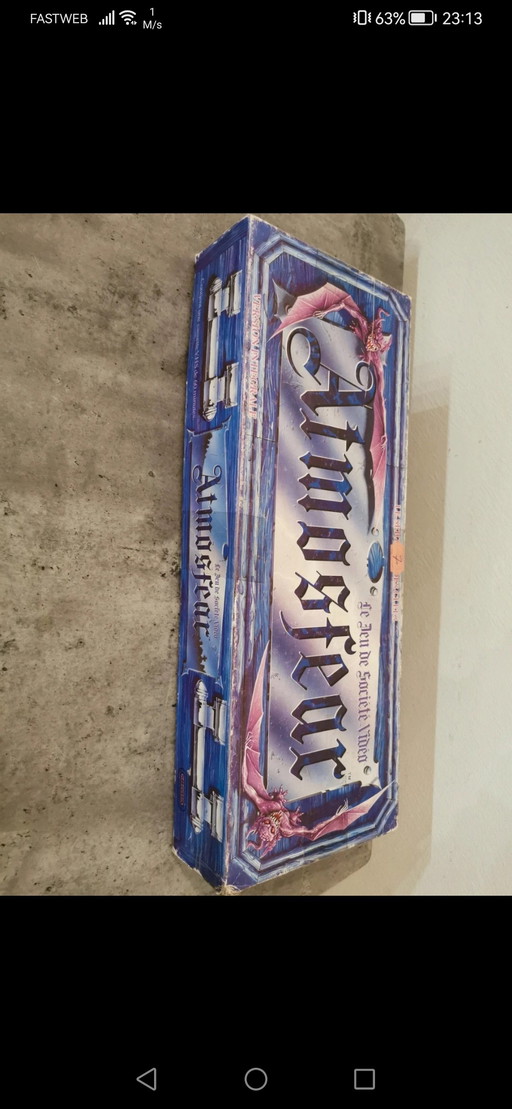 Gioco da tavolo raro prima edizione francese 1991 completo 