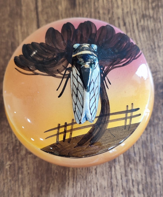 Image 1 of Bonbonnière cigale Louis Sicard in Vallauris