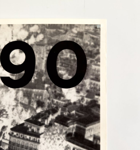 Image 1 of ⚽ Italië '90 originele vintage poster | Alberto Burri | 100 x 70cm | Plakat