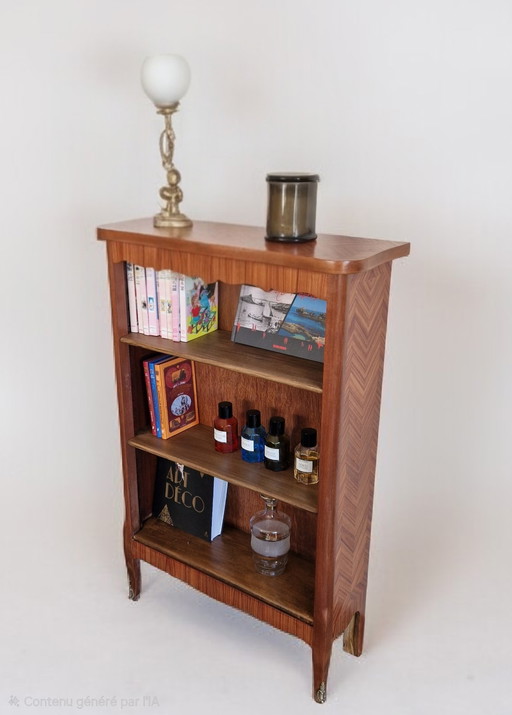Bibus en marquetería de palisandro, estilo Transición - Mediados del siglo XX