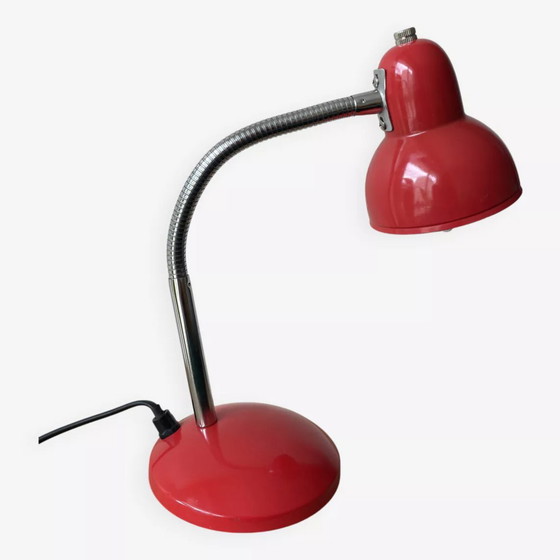 Image 1 of Lampada da scrivania in metallo rosso Mathias