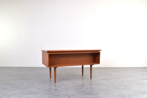 Image 1 of Mid-Century Danish Teak Executive Desk, 1960s.