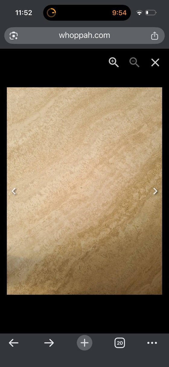 Image 1 of Travertine Italian table