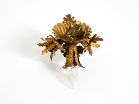Image 1 of Magnifique petite lampe de plafond de la marque Banci Firenze, Italie, datant des années 1960.