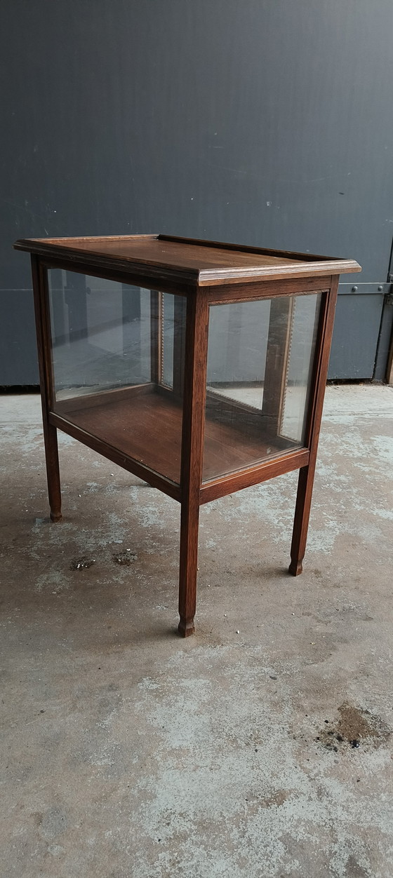 Image 1 of Antigua vitrina de té antigua de la Escuela de Ámsterdam, década de 1930